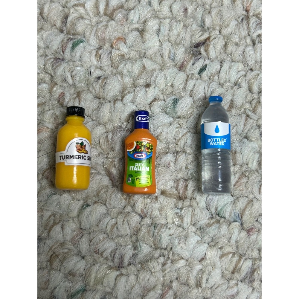 Zuru 5 Surprise Mini Brands Kraft Zesty Italian Turmeric Shot Bottled Water Lot